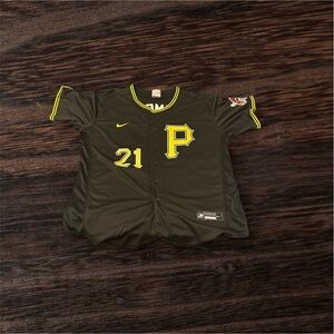 Nike Black and Yellow Sports Jersey